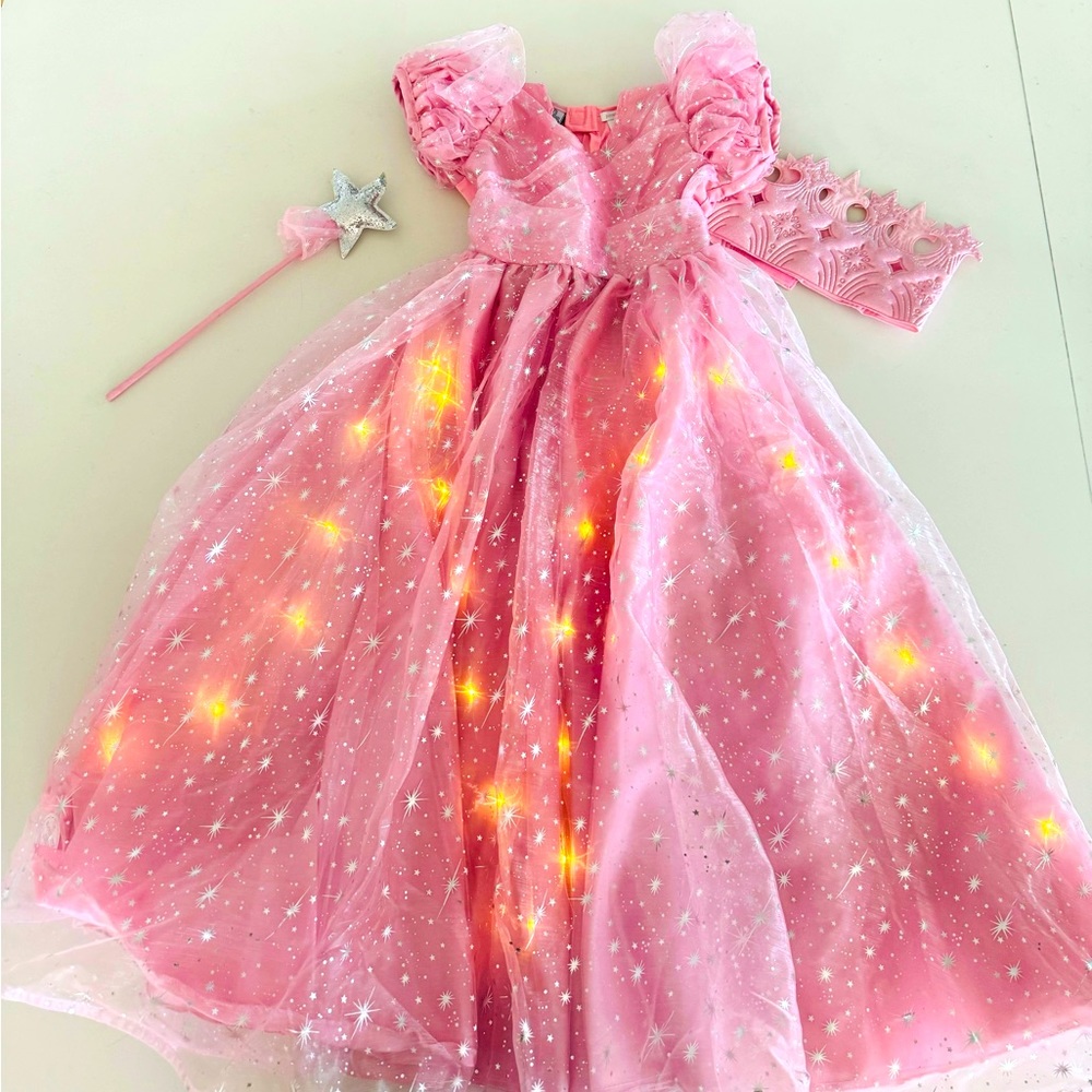 Kid’s Wizard of Oz Glinda Light-up Costume